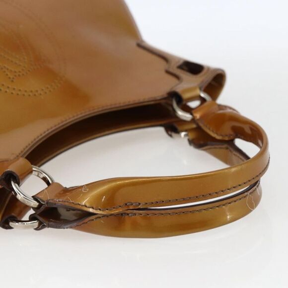 Cartier Marcello Handbag Patent Leather Yellow Patent_Leather Handbag - Picture 8 of 16